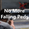 不再有摔倒的 Peds （当你射击它们时）